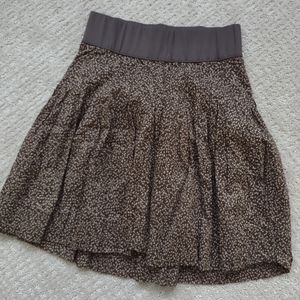 Gap brown maternity skirt